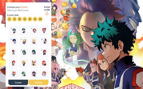 My Hero Academia Cursor for Google Chrome - Extension Download