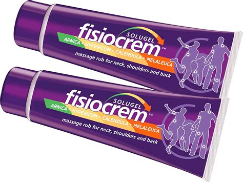 Fisiocrem Solugel – Massage rub for Neck, Shoulders and Back with ...