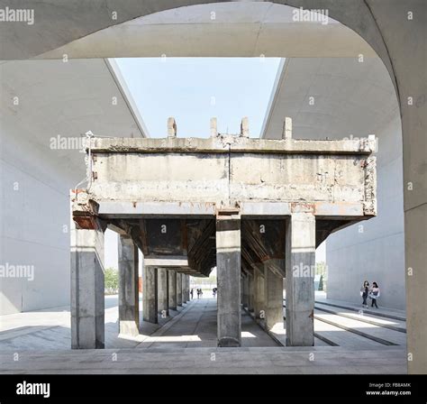 Derelict coal loading structure. Long Museum West Bund, Shanghai, China ...