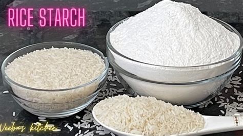 EASY HOME MADE RICE STARCH. - YouTube