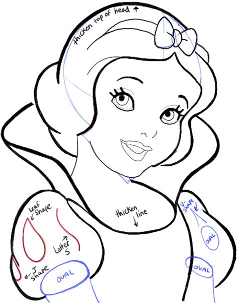 How to Draw Snow White from Disney’s Snow White and the Seven Dwarfs ...