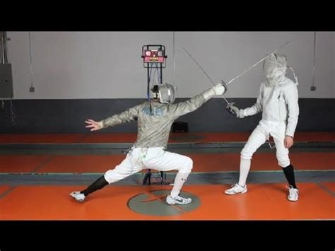 Saber Fencing Techniques : The Sport of Fencing - YouTube