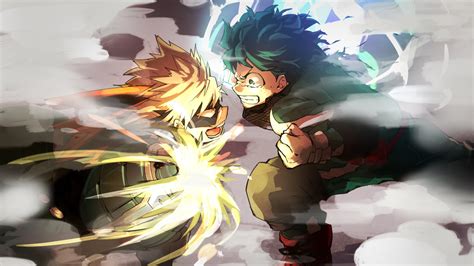 My Hero Academia Deku And Bakugou Vs Nine - bmp-system