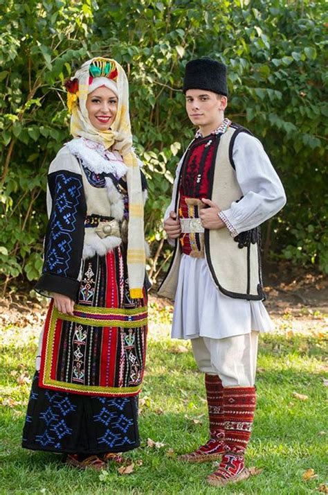 Serbian folk costume. Great diversity of outfits with Balkan, Ottoman ...