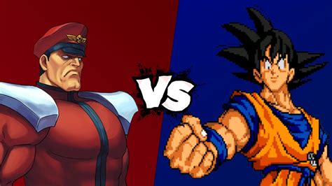 MUGEN Battle - M. Bison vs Goku - YouTube