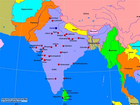 Sri lanka map india - daselc