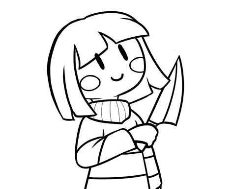 Undertale Chara Anime Pages Coloring Pages