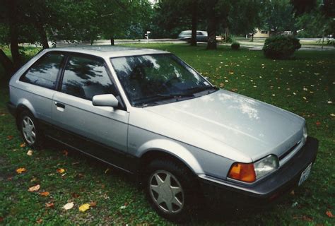 My first 1988 Mazda 323 GTX, 1.6L turbo, all wheel drive, 5 speed ...