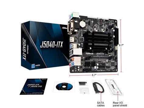 ASRock J5040-ITX Intel Quad-Core Pentium Silver Processor J5040 (up to ...