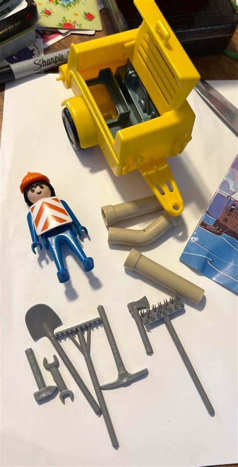 Vintage Playmobil Construction Set. in Perfect Shape. Early - Etsy