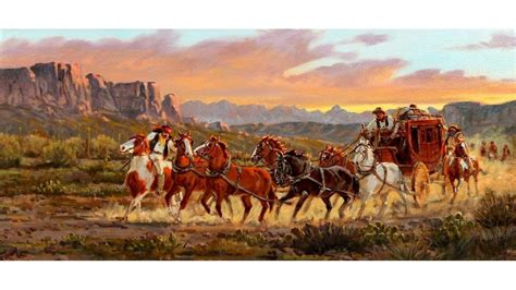 Stagecoach Painting at PaintingValley.com | Explore collection of ...