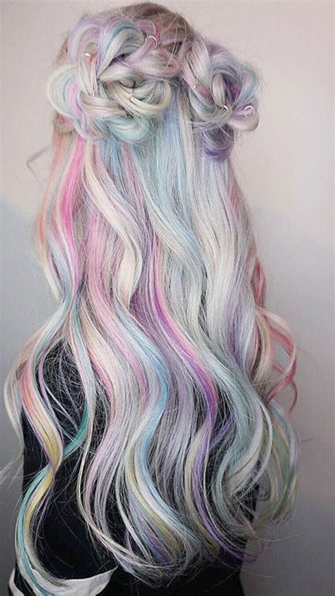 This Pastel Rainbow Hair Trend Is The Epitome Of Summer Glam | Pastel ...