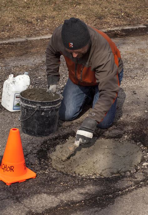 Photos: Pothole art -- Chicago Tribune