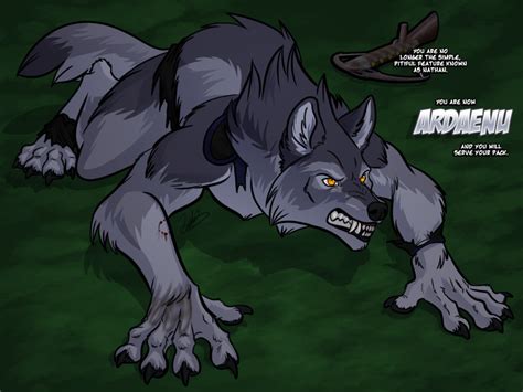 Yet another werewolf transformation picture. Nathan seems to have ...