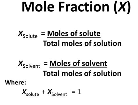 Concentration:> Mole fraction ~ Educational Revolution