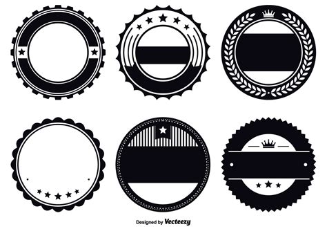 Round Badge Vector at Vectorified.com | Collection of Round Badge ...