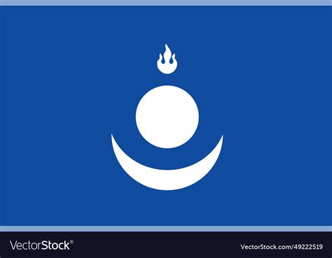 Mongol empire flag Royalty Free Vector Image - VectorStock