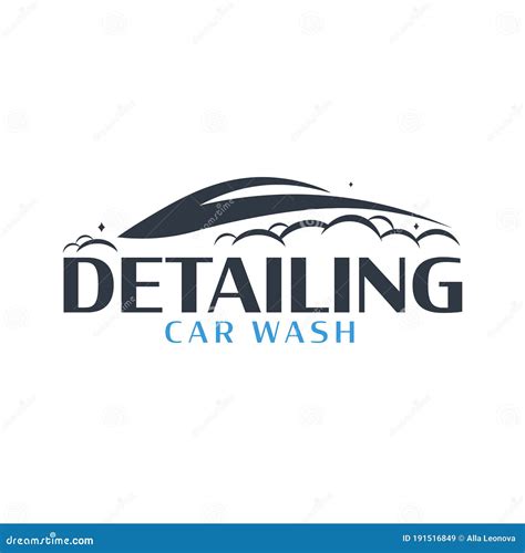 Auto Detailing. Car Wash Logo. Cleaning Car, Washing and Service ...