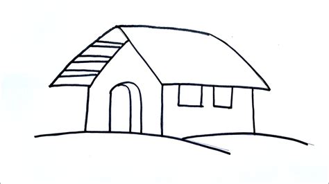 Easy Huts Coloring Pages