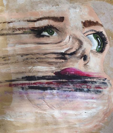 DISTORTED FACE Art Print by Madeleine Brown - X-Small | Tore