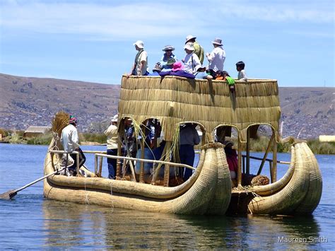 "Reed Boat, Reed Islands, Lake Titicaca, South America" by Maureen ...