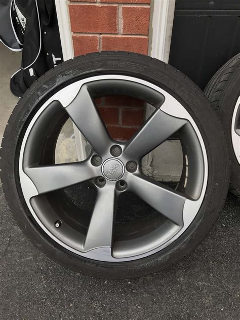 For Sale: OEM Audi S5 Rotor wheels with 255-35-19 Dunlop Sport Maxx tires