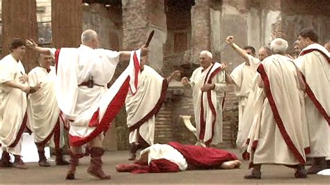 'Dictator Stabbed to Death' in Roman Reenactment - NBC News