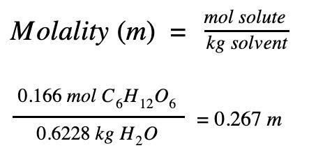 Molality Definition & Example of Molality Calculation