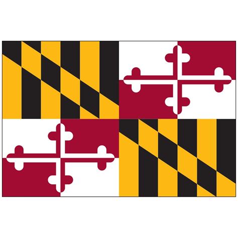 Maryland State Flag - Flagpole Man