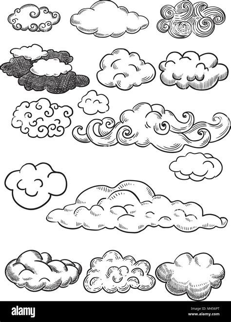 Sale > ink drawing clouds > in stock