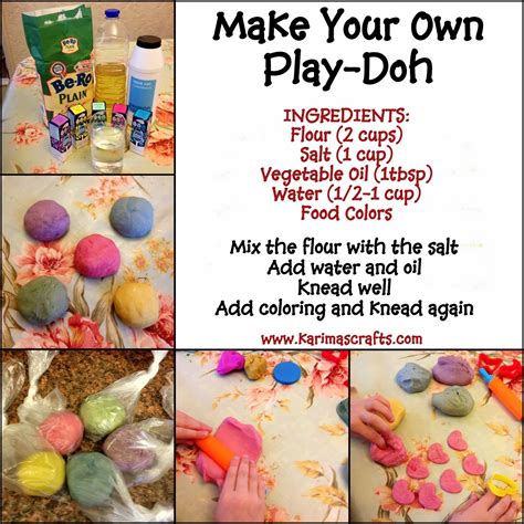 Make your own Play-Doh Recipe