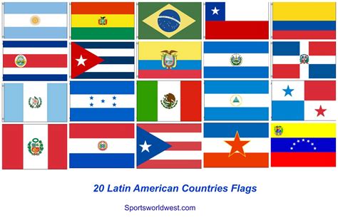 Hispanic Flags Printable