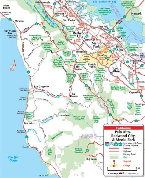 Palo Alto California Map - Printable Maps