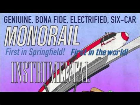 Simpsons Monorail Song INSTRUMENTAL - 600 sub special! - YouTube