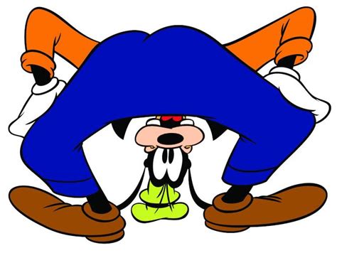 Goofy looking through his legs | Disney characters goofy, Goofy disney ...