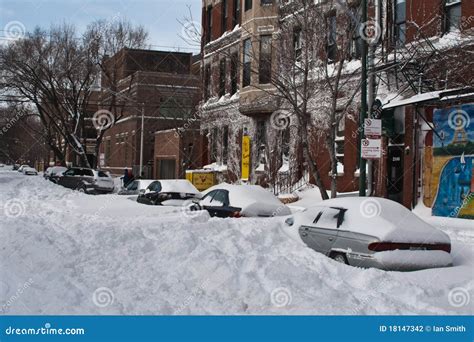 Chicago Blizzard editorial photography. Image of plow - 18147342