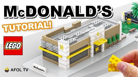 LEGO McDONALD'S - How to Build a Modular LEGO McDonald's Drive Thru ...