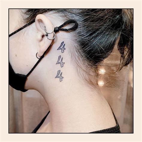 Best 444 Tattoo Ideas With Spiritual Meanings (2023 Version) - Saved Tattoo