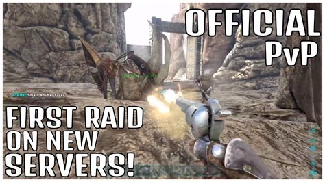 OFFICIAL PvP ARK PS4 PRO- Early game raiding on new servers - YouTube