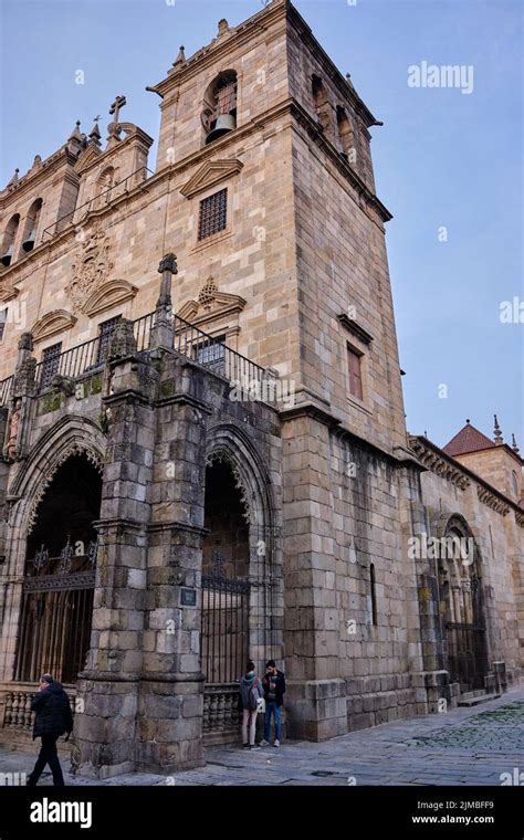 Cathedral of Braga, details Stock Photo - Alamy