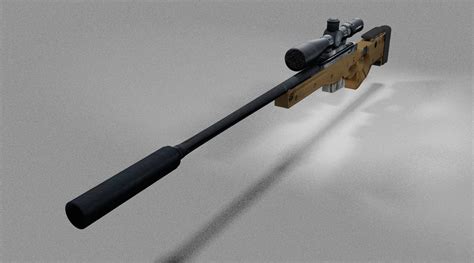 3d l115a3 long range rifle model