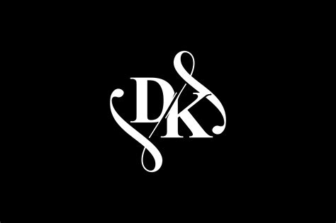 DK Monogram Logo Design V6 Graphic by Greenlines Studios · Creative Fabrica