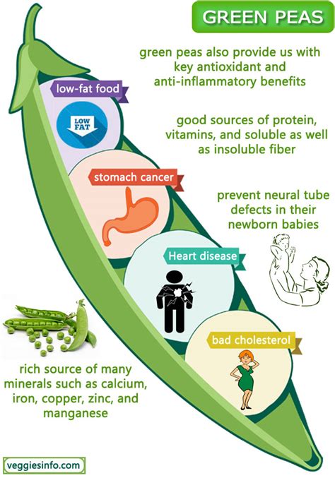 Nutrition & Health Benefits Of Green Peas Consumption | Veggies Info