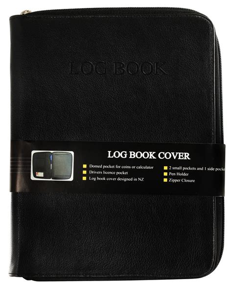 Log Book Cover With Zipper Closure | Whitcoulls