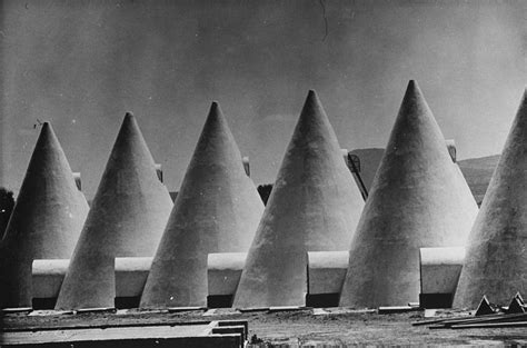 Cone Shaped Buildings. Photo By John D Photograph by John Dominis