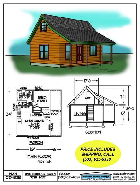 Primary Open Concept Small Cabin Floor Plans With Loft Most Important ...