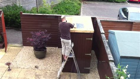 Re-roofing the shed - YouTube