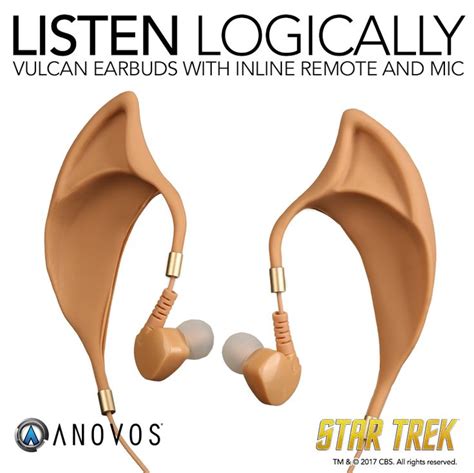 Star Trek: Vulcan Ear Buds | Star trek merchandise, Star trek funny ...