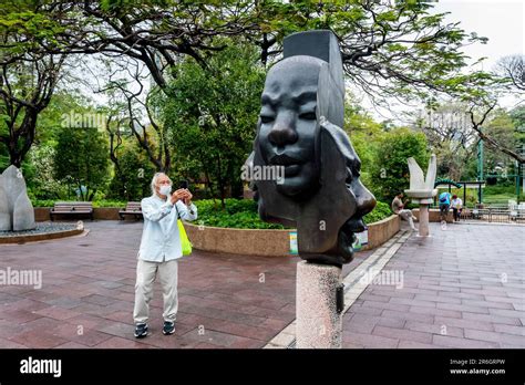 The Sculpture Walk, Kowloon Park, Hong Kong, China Stock Photo - Alamy