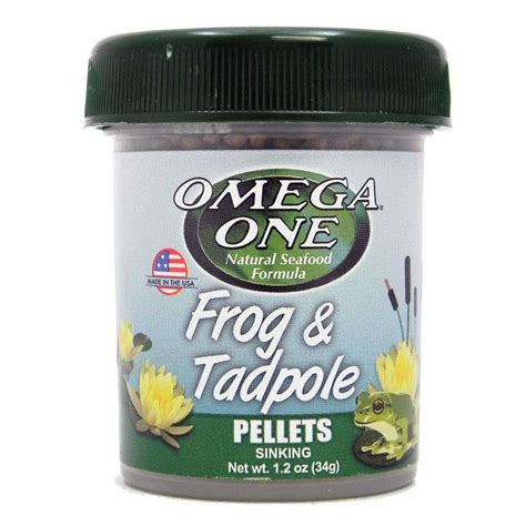 Omega One Frog and Tadpole Pellets 1.2oz